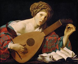 Le joueur de luth - Hendrick ter Brugghen