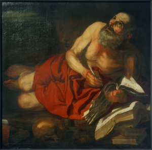 Saint Jérôme écrivant