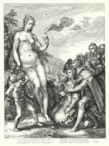 Vénus, Cupidon et les deux couples d