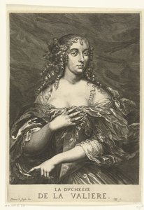 Portrait de Louise Françoise de La Baume Le Blanc de la Vallière - Hendrik Bary