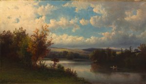 Paysage près de Granby, Connecticut, vers 1870 - Hendrik Dirk Kruseman van Elten