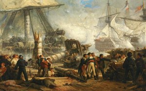 Lord Nelson à la bataille de Trafalgar, 1878