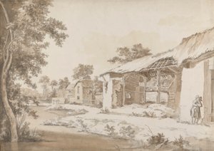 Ferme en ruine près de Coombe à Gittisham dans le Devon, à trois miles de Honiton, Devon - Hendrik Frans de Cort