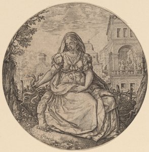 Allégorie de la Prudence - Hendrik Goltzius