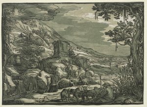 Paysage arcadien, vers 1615 - Hendrik Goltzius