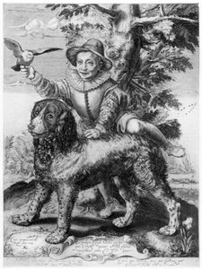 Gravure de Goltzius du fils de son ami, Theodore Frisius, Rome, 1599, 1913