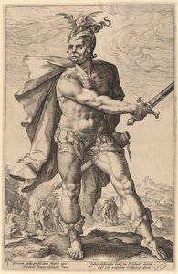 Mucius Scaevola - Hendrik Goltzius