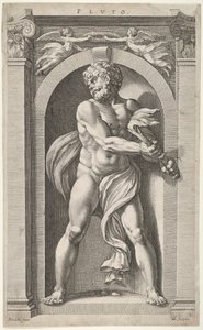Pluton, au verso esquisses d