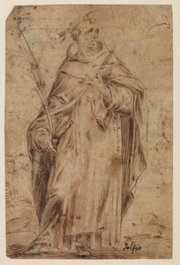 Saint Pierre Martyr, recto, possiblement 16ème siècle