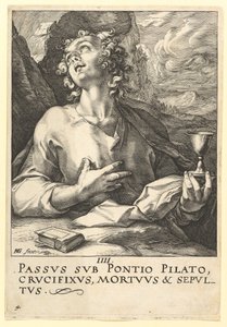 Saint Jean, de Christ, les Apôtres et Saint Paul avec le Credo, vers 1589