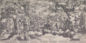 Le festin des dieux au mariage de Cupidon et Psyché - Hendrik Goltzius