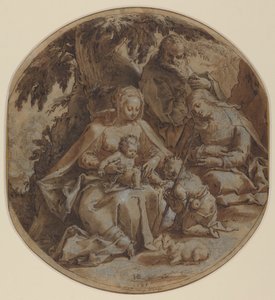 La Sainte Famille avec Sainte Élisabeth et Saint Jean-Baptiste