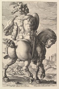 Titus Manlius, de la série Les Héros Romains, 1586