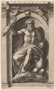 Jupiter - Hendrik Goltzius after Polidoro da Caravaggio
