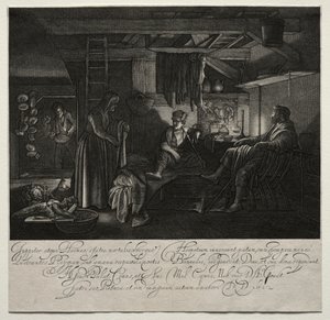 Jupiter et Mercure chez Philémon et Baucis - Hendrik Goudt