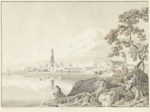 Vue de Rhenen - Hendrik Hoogers