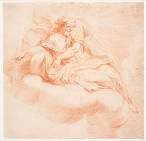 Dieu le Père flottant sur un nuage - Hendrik Krock