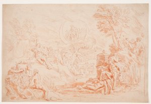 Paysage avec figures allégoriques