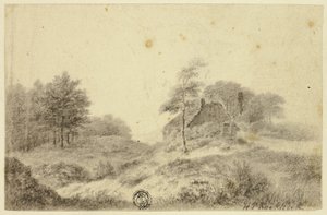 Cottage sur la Colline - Hendrik Pieter Koekkoek