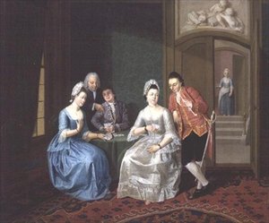 Une partie de cartes - Hendrik Pothoven