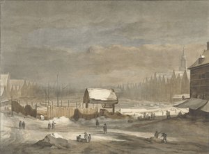 Le Damrak en hiver