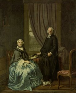 Portrait de Petrus Bliek, ministre remontrant à Amsterdam, avec sa femme Cornelia Drost