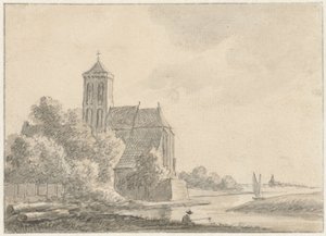 Vue de Cuijk - Hendrik Tavenier (possibly)