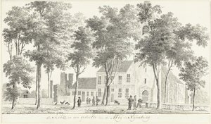 Église et partie de la ruine de l