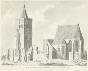 Église de Warmond et sa ruine