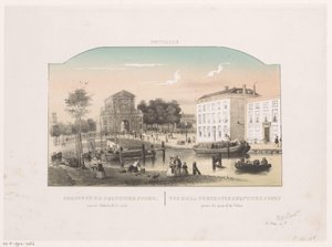 Vue de la porte de Delft à Rotterdam