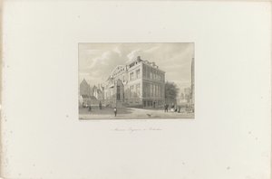 Vue du Musée Boijmans à Rotterdam, 1854