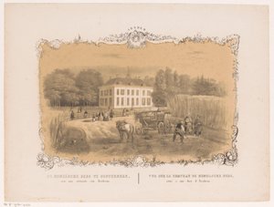 Vue du domaine et de la maison Hemelse Berg à Oosterbeek - Hendrik Wilhelmus Last