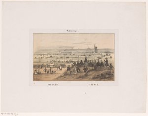 Course à Scheveningen le 3 août 1846 (Souvenir de Scheveningen) - Hendrik Wilhelmus Last