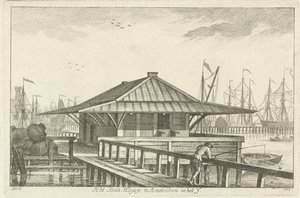 Cabane de pêche à Amsterdam dans l