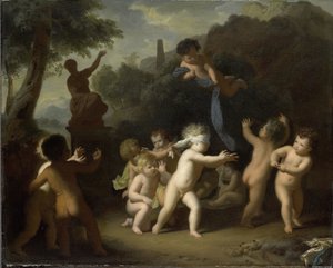 Putti jouant