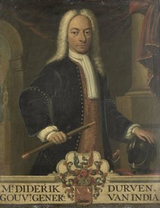 Portrait de Diederik van Durven, gouverneur général des Indes orientales néerlandaises