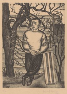 Homme debout près d