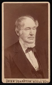 Portrait de John Johnston 1806-1879, avant 1876