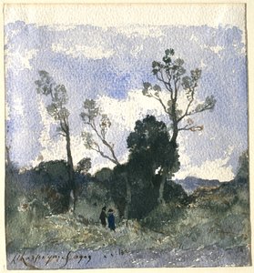 Paysage boisé - Henri-Joseph Harpignies