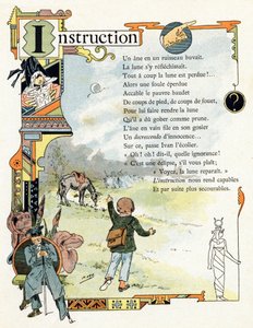 Illustration pour "Alphabet des bons exemples", c.1890
