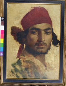 Gitano, étude de tête - Henri Alexandre Georges Regnault