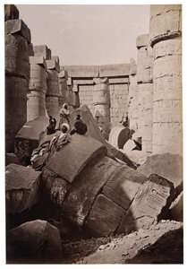 Ruines de Karnak, vers 1900