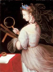 Portrait de Marie-Charlotte de la Trémoille, duchesse de Saxe-Iéna, déguisée en allégorie de la géométrie