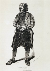 Le père Grandet - dans "Eugénie Grandet" de Balzac, ill. Henri Monnier, édition originale de 1843