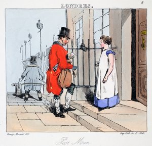 Facteur, illustration de 