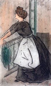 Femme de chambre, vers 1871-1919