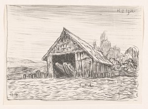 Maison de bateau à Possenhofen - Henri Braakensiek