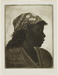 Tête de négresse, vers 1888
