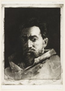 Autoportrait, c.1888 - Henri Charles Guérard