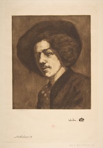 Portrait de Whistler par lui-même, 1888